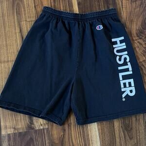 Champion Hustler Mens Logo Shorts Black Size S (28-30)
